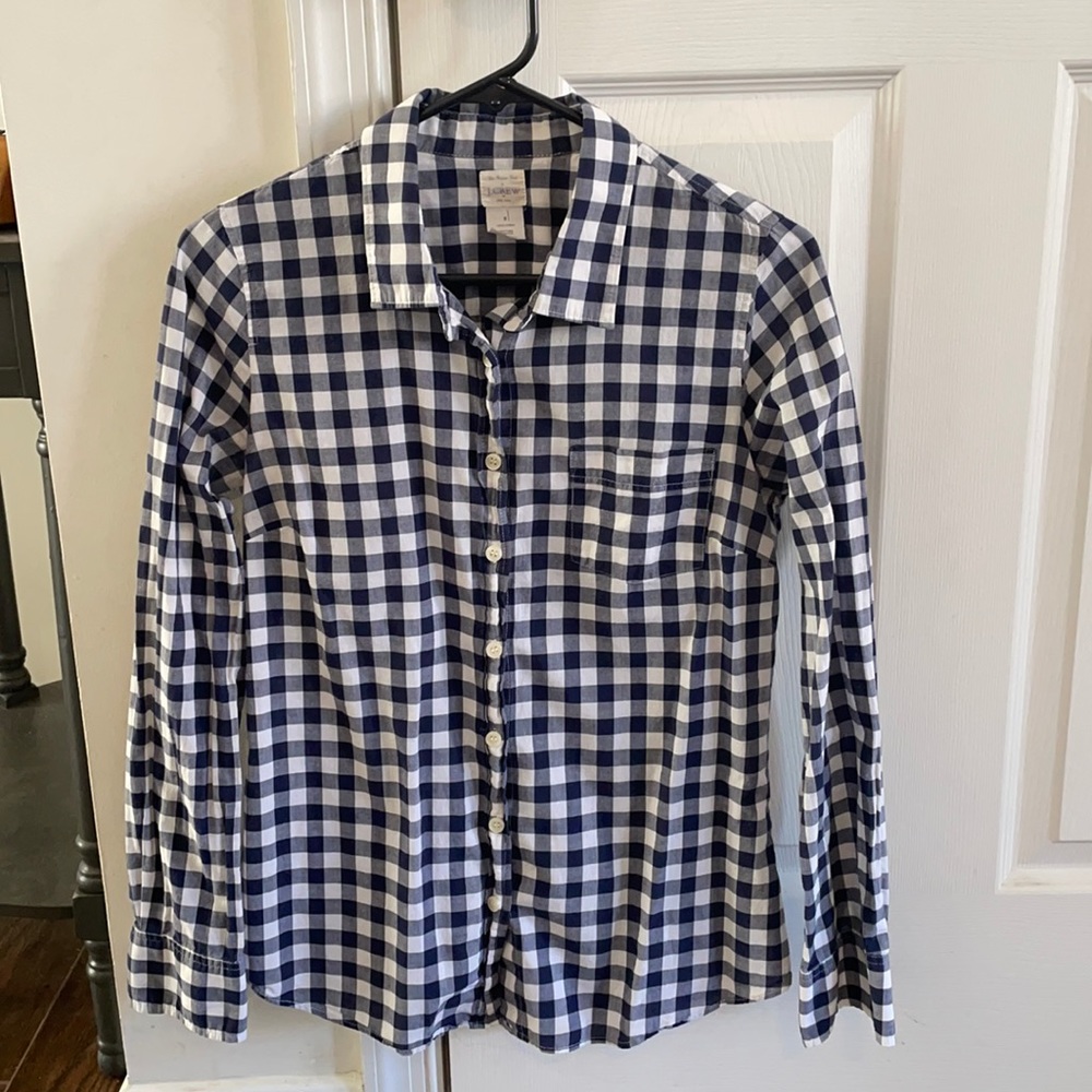 J.Crew Plaid Button Down